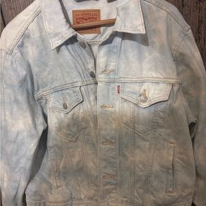 Levi's Cloud Wash Denim Trucker Jacket Xl